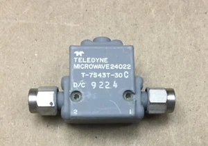 RF TELEDYNE MICROWAVE 24022 T-7S43T-30 RF ISSOLATOR - Picture 1 of 4