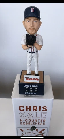 RED SOX STADIUM GIVEAWAY BOBBLEHEAD CHRIS SALE K-Counter Bobble SGA Fenway Park Cover