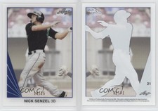 2016 Leaf Clear Retro Acetate Blue /25 Nick Senzel #21