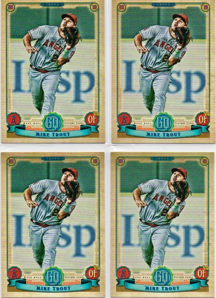 2019 Topps Gypsy Queen #1 Mike Trout LOT - Image 1 of 1