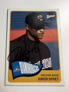 2003 Upper Deck Vintage Autogramm Junior Spivey Card #68 (A87) - Bild 1 von 6