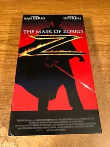 The Mask Of Zorro VHS VCR Video Tape Used Anthony Hopkins - Picture 1 of 6