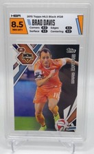 Brad Davis #128 Houston Dynamo - 2015 Topps MLS Black Parallel - 8.5 HGA
