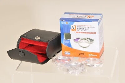 Screw-in 30mm UV, FLD & PL Multi-Coated Filter Set for Photo & Video - Japan - Image 1 of 4