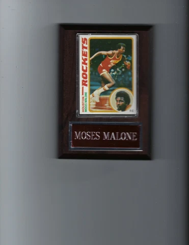 MOSES MALONE PLAQUE HOUSTON ROCKETS BASKETBALL NBA  C Cover