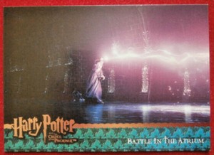 HARRY POTTER ORDER OF THE PHOENIX Card #168 - BATTLE IN THE ATRIUM - ArtBox 2007