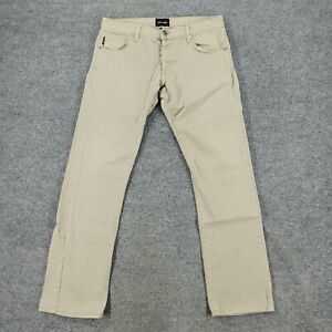 Diamond Supply Co Jeans Men's Size 32 Brown Tan Slim Straight Denim Pants Pocket