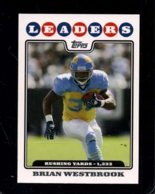 2008 TOPPS #291 BRIAN WESTBROOK NMMT LL - Image 1 of 2