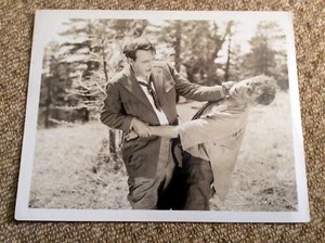 DUSTIN FARNUM Original Vintage 1922 Movie Film Press Photo STRANGE IDOLS