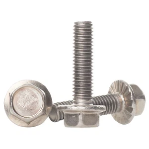 M4 M5 M6 M8 A2 STAINLESS STEEL SERRATED FLANGED HEX HEAD BOLTS FLANGE SCREWS - Picture 1 of 1