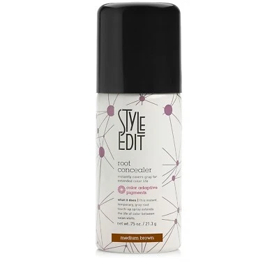 Corrector de raíces Style Edit spray marrón medio tamaño de viaje 0,75 oz Foto 1 de 4