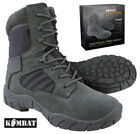 Mens Army Combat Military Tactical Pro Boot Hiking Brown Black Desert Camo New 