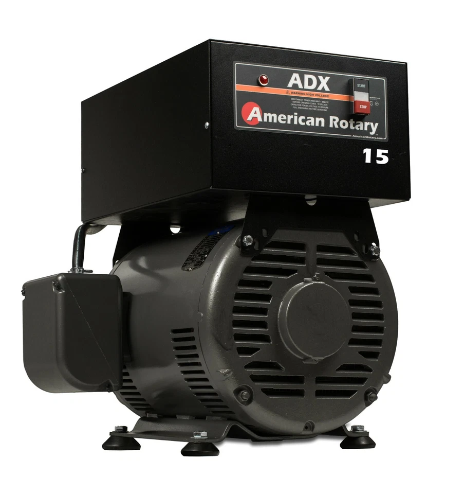 Convertidor de fase rotativo americano ADX15F 15 HP piso | 1 a 3 fases trabajo extremo Foto 1 de 4
