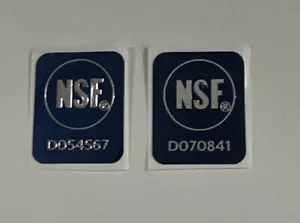 4X NSF Sticker Decal National Sanitation Foundation Restaurant D070841 D054567 - Picture 1 of 5