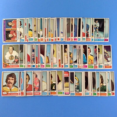 1974-75 Topps Hockey Cards Stars Rookies Commons U-PICK Card more added 10.20.25 - Image 1 of 3