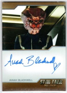 STAR TREK DISCOVERY SEASON 2 Avaah Blackwell Osnullus Bridge Ofr BB AUTOGRAPH EL
