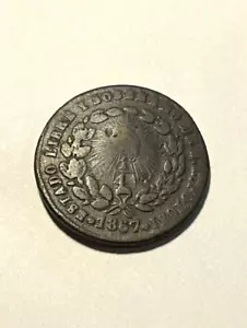 1867 Mexico/San Luis Potosi 1/4 Real/Dent/AFG #12856 - Picture 1 of 3