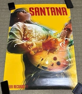 Santana / Guitar Heaven 2010 Japan Original Promo Poster B1 28x40in 728x1030mm - Picture 1 of 14