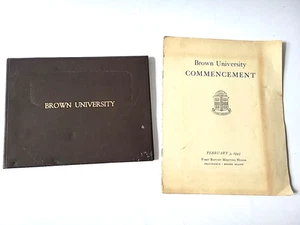Brown University Commencement 1943 Providence Rhode Island RI Vintage Program - Picture 1 of 4