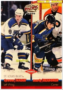 Pacific 1999 Tyson Nash / Marty Reasoner NHL RC ST. LOUIS BLUES ROOKIE RED #368 - Bild 1 von 2