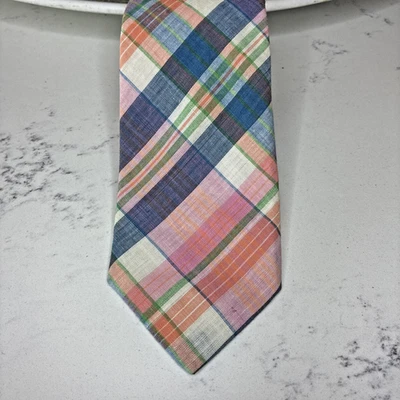 Corbata de algodón Mark Shale Madras Foto 1 de 3