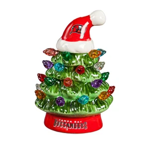 Tampa Bay Buccaneers Christmas Tree 4 Inch LED Tabletop - Picture 1 of 1