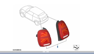 NUEVO MINI F55 F56 F57 RETROFIT PAR DE GRUPOS DE LUCES TRASERAS UNION JACK 63132462095 - Imagen 1 de 3