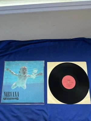 Nirvana "Nevermind" LP. Rare 1991 Russian Antrop Press, Red Label, VG - Image 1 of 4