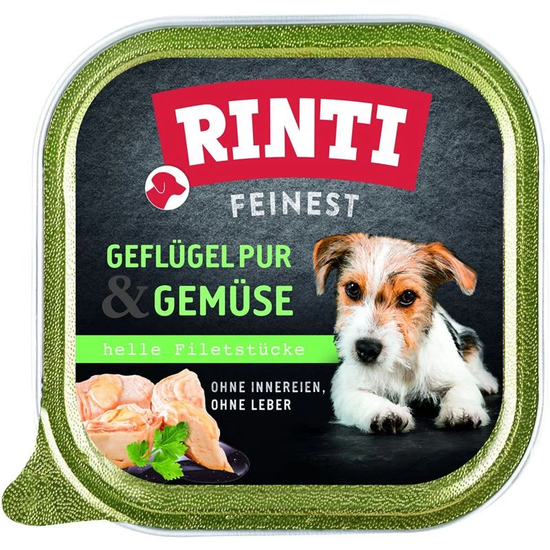 Rinti Feinest Geflügel & Gemüse | 11x 150g Hundefutter - Bild 1 von 1