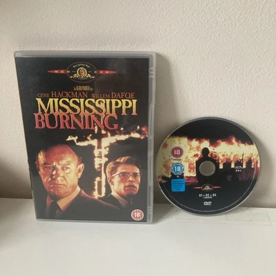Mississippi Burning DVD 1988 Starring Gene Hackman, Willem Dafoe, Frances MCD - Image 1 of 2