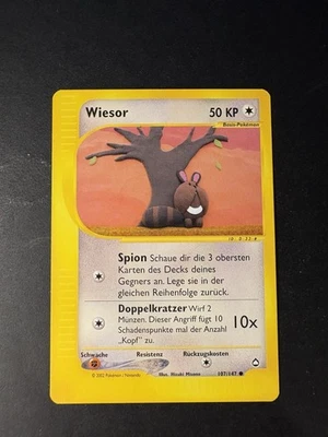 Wiesor 107/147 Aquapolis deutsch Pokemon Karten NM - Bild 1 von 4