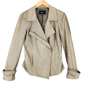 BNCI M Kunstleder Moto Jacke Damen beige hellbraun Biker Coastalcowgirl Western - Bild 1 von 15