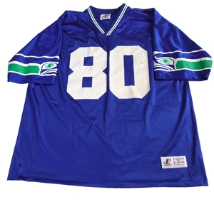 RARE Logo Athletic STEVE LARGENT #80 Seattle Seahawks Jersey Size XL - Picture 1 of 13