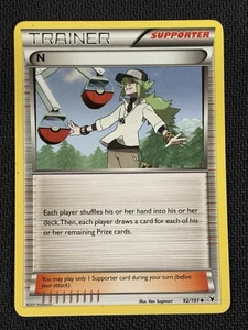 N Supporter 92/101 Noble Victories Regular Non Holo Pokemon LP - Picture 1 of 2