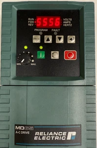 Reliance 6MDDN-4P0102 480VAC 3P 2HP 4A AC Motor VFD Drive Inverter MD65 6MB40002 - Picture 1 of 14