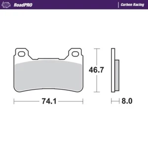 MotoMaster Front Brake Pads for Honda VFR800X CROSSRUNNER 2011-2019 RoadPRO Carb - Picture 1 of 1