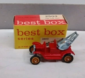 BEST BOX 1/66 T-FORD 1919 CRANE-TRUCK   N° 2503 MADE IN HOLLAND RARO VINTAGE - Foto 1 di 3