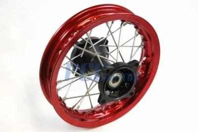 10" PIT BIKE DIRT BIKE LLANTA TRASERA RUEDA FRENO DISCO SDG COOLSTER 12MM M RM05R Foto 1 de 2