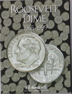 Complete 1965-2024 Roosevelt Dime Set in Two Brand New* Albums - Picture 1 of 8