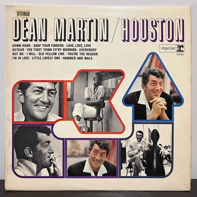 DEAN MARTIN - Houston (1965 UK Pressing) - 12" Vinyl Record LP - VG - Image 1 of 3