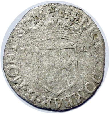 Dombes - Henri II de Montpensier - Douzain 1597 - Photo 1/2