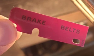 OE 1968 Ford Mustang Instrument Cluster Gauge Indicator Light Lenses Brake Belts - Picture 1 of 4