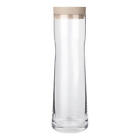 Blomus Wasserkaraffe SPLASH Karaffe Edelstahl poliert Glas Silikon nomad 1 L