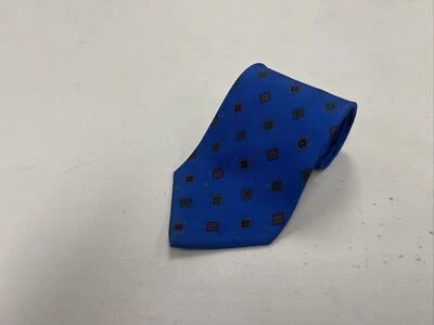 Мужской галстук Perry Ellis Portofolio синий с геометрическим узором бриллиант шелк 78 долл. США - Изображение 1 из 4