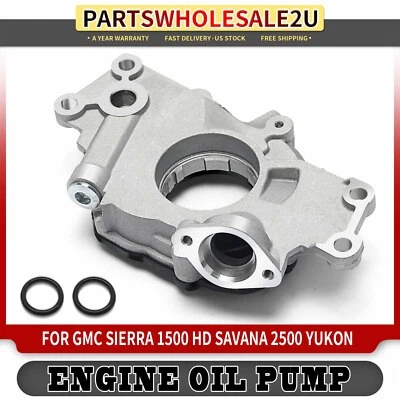 Nueva bomba de aceite de motor para GMC Sierra 1500 HD Savana 2500 Yukon Hummer Pontiac Saab Foto 1 de 4