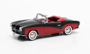 MATRIX SCALE MODELS - ROMETSCH Lawrence cabriolet nero e rosso 1959 - 1/43 - ... - Foto 1 di 3