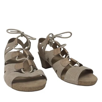 Josef Seibel Womens Size US 10 Sandal Heels Beige - Image 1 of 4