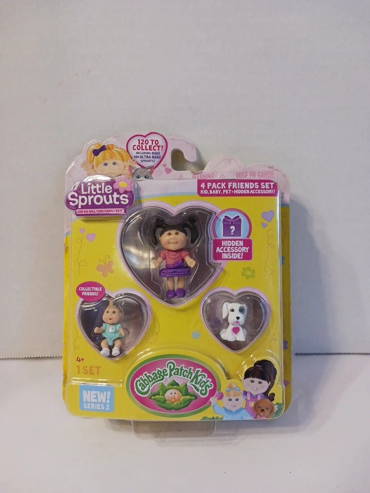 Cabbage Patch Kids Little Sprouts 4 PK Friends Set 2018 Series 2