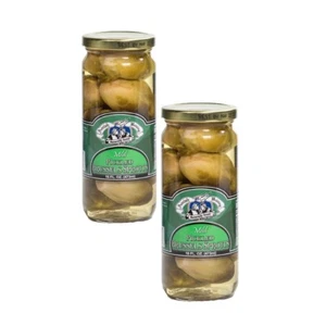 Amish Wedding Mild Pickled Brussel Sprouts, Two 16 oz Glass Jars - Picture 1 of 5