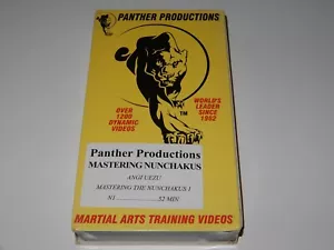 PANTHER PRODUCTIONS MASTERING NUNCHAKUS VHS FACTORY SEALED - Imagen 1 de 2